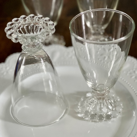 VINTAGE Set of 3 Anchor Hocking BOOPIE Water Glasses Berwick 8 fluid Oz. - Picture 3 of 9